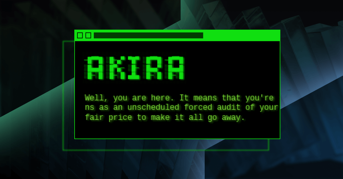 Akira Ransomware usa Herramienta de CPU para Desactivar Defender
