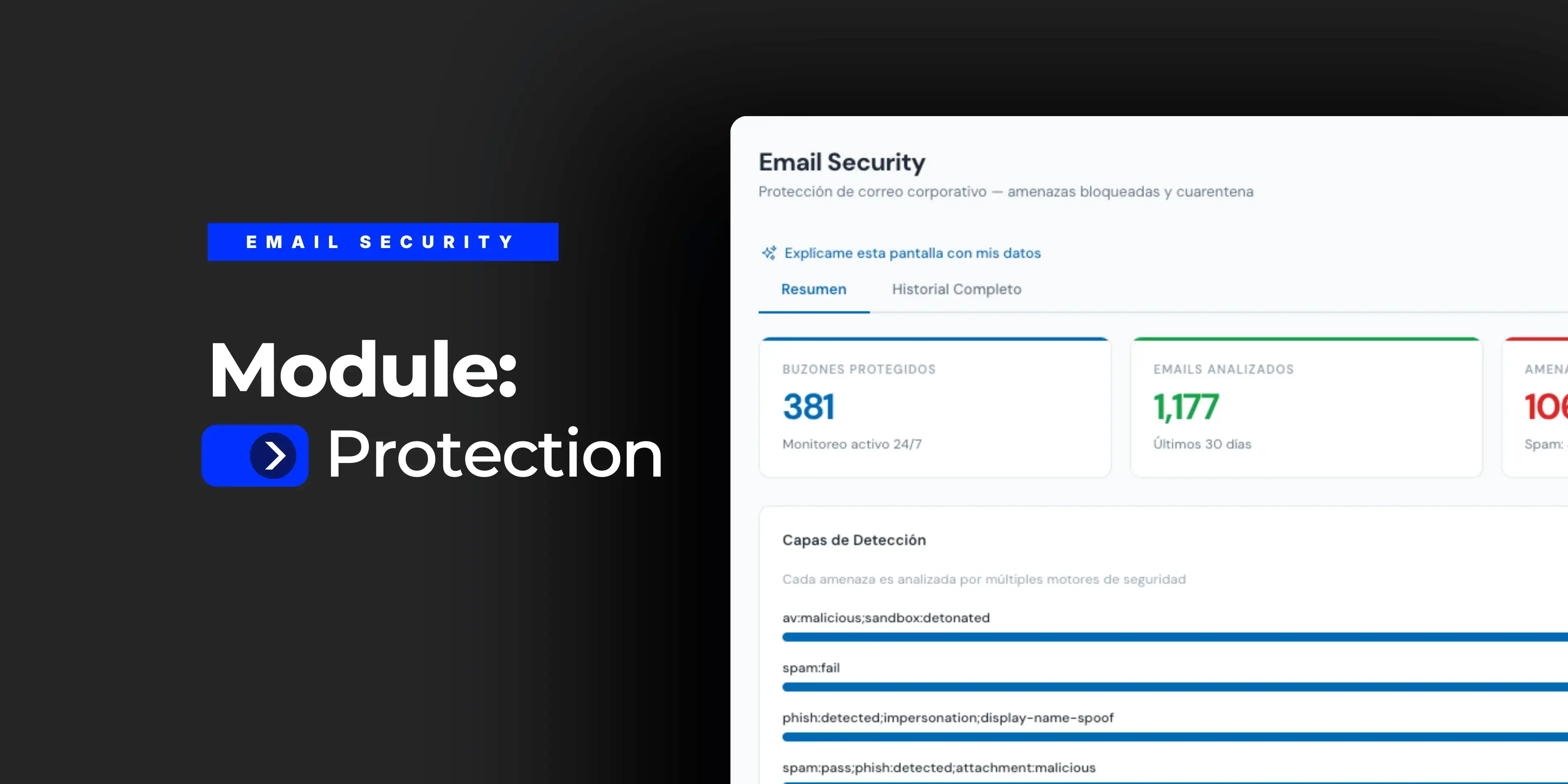 TecnetSOC Email Security module