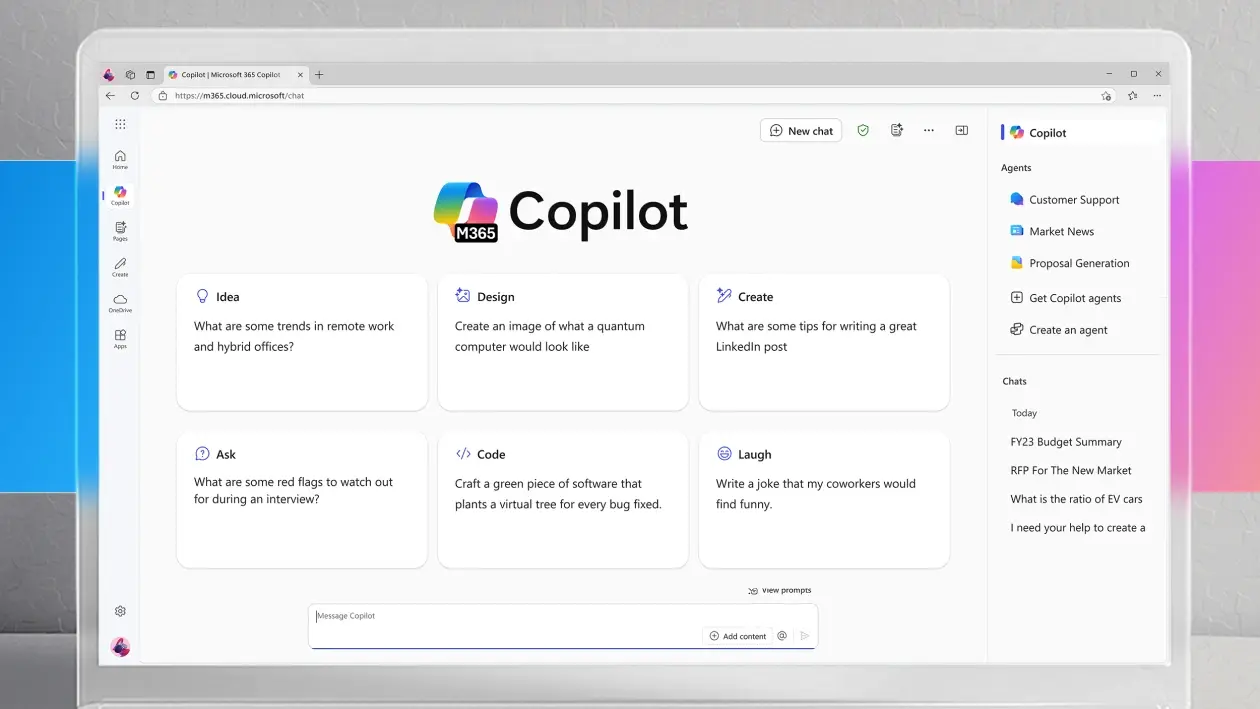 Copilot Chat: El asistente de IA para Microsoft 365