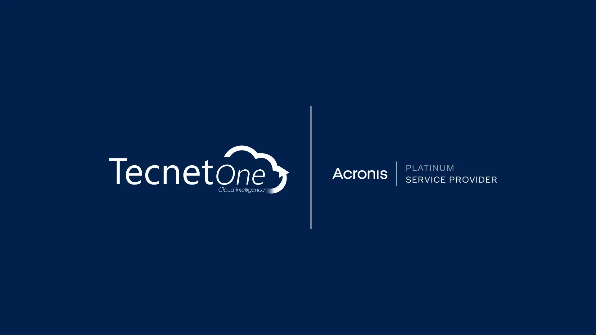 TecnetOne Partner Platinum de Acronis: Protección de Datos Garantizada