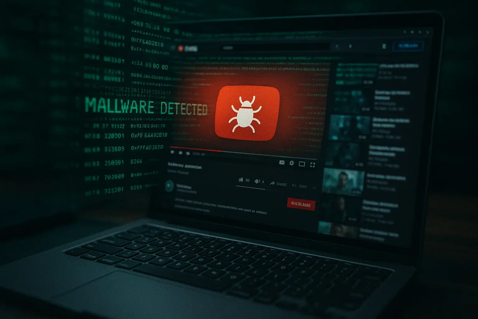Malware en youtube