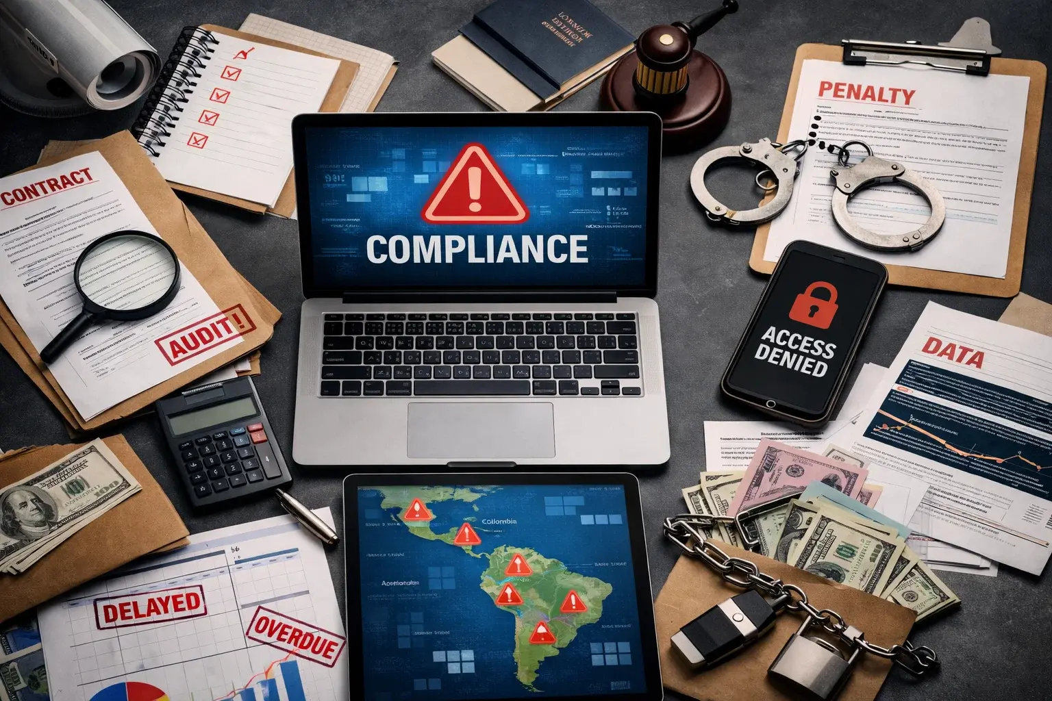 10 errores de compliance en LATAM que generan multas por incumplimiento normativo